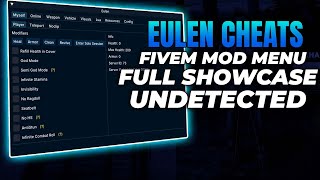 Eulen Cheats FiveM Mod Menu Full Showcase [upl. by Lenwood86]