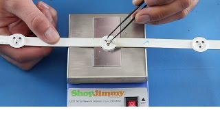 How to Replace Single LEDs for an LED TV  ShopJimmy LED Strip Rework Station Tutorial [upl. by Homer612]