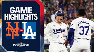 Mets vs Dodgers NLCS Game 6 Highlights 102024  MLB Highlights [upl. by Nnyliak644]