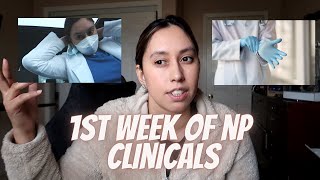 First week of clinicals in Nurse Practitioner school VLOG [upl. by Hcirdeirf288]