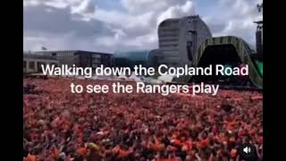 NEW RANGERS SONG ‘WALKING DOWN THE COPLAND ROAD TO SEE THE RANGERS PLAY’ [upl. by Nica]