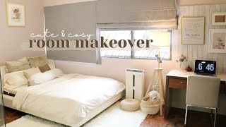 cosy amp aesthetic room makeover 🛏🧸 Shopee  IKEA [upl. by Darken]