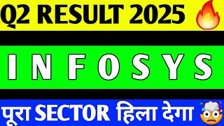 INFOSYS Q2 RESULT 2025  INFOSYS Q2 RESULT  INFOSYS SHARE LATEST NEWS [upl. by Niccolo]