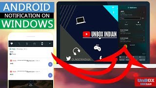 Get Android Notification on Windows PC  Laptop  Easy [upl. by Wilsey261]