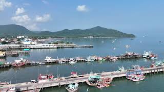 Bang Saray Beach Sattahip Thailand cinematic drone footage 4K May 2024 [upl. by Belter]