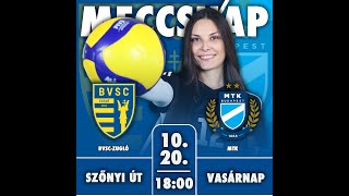 BVSCZugló  MTK [upl. by Airdnaed]