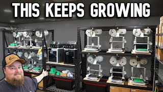 Expanding My 3D Print Farm with More Printers  3D Printing Business [upl. by Pulchia222]