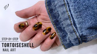 The Complete Tortoiseshell Nail Art Tutorial  Start to Finish [upl. by Lhary408]