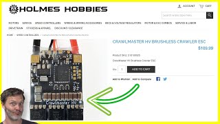 🔥Rock Crawler Upgrade Is Now Live 🏞️ CrawlMaster HV Brushless ESC by Holmes Hobbies 🛠️ [upl. by Anaxor140]