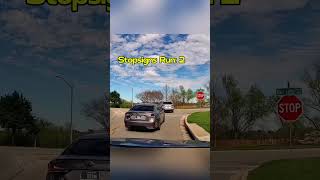 Stop Sign Runner Surprise [upl. by Nac801]