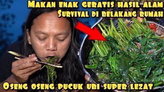 DEDE INOEN OSENG OSENG PUCUK UBI MAKANAN LEZAT GERATIS HASIL ALAM [upl. by Kahle]