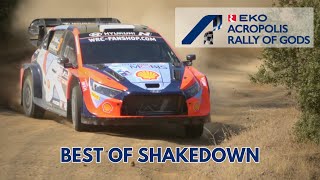 SHAKEDOWN  ACROPOLIS RALLY GREECE 2024  WRC RALLY HIGHLIGHTS [upl. by Grimona]