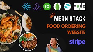 MERN Stack Food Ordering app with React Node Express MongoDB Tailwind Redux Stripe [upl. by Aikram]