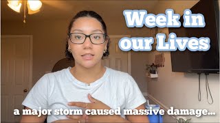 week in our lives  a massive storm caused major damage [upl. by Oyam141]