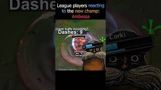 Everyone Reacting to the League of Legends Champion Ambessa leagueoflegends lolmemes Ambessa [upl. by Ezzo]