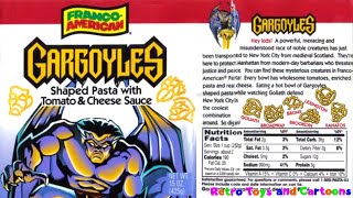 Gargoyles Shaped Pasta FrancoAmerican Commercial Retro Toys and Cartoons [upl. by Aivil]