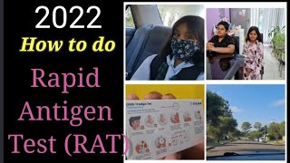 How to do RAT rapid antigen test for kids First day of school 2022 [upl. by Yrehc542]