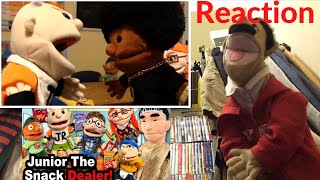 SML Movie Junior The Snack Dealer Reaction Puppet Reaction [upl. by Arvad]