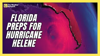 Storm Preperations Begin As Hurricane Helene Creeps Towards Florida [upl. by Archer508]