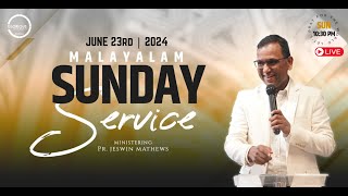 GLORIOUS LIFE CHURCH  SUNDAY WORSHIP MALAYALAM  LIVE 🔴 23rd June 2024 [upl. by Einner]