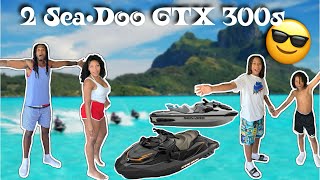 TAKING DELIVERY OF OUR BRAND NEW JET SKIS🚤  SEA•DOO GTX 300 LIMITED🛥 [upl. by Kirk336]