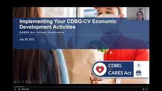 CARES Cares Act Implementing Your CDBGCV Economic Development Activities [upl. by Eitirahc]