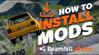 BeamNG Drive Mods Tutorial Steam Pc Only how to use mods [upl. by Aiuqet]