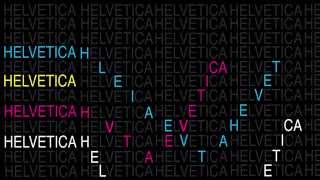 Helvetica  Motion Graphic Typography [upl. by Akienom]