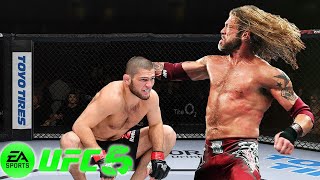 🥊 Khabib Nurmagomedov vs Adam Copeland EA sports UFC 5 🥊 [upl. by Holihs]