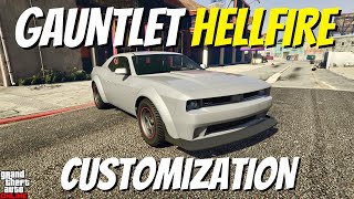 Bravado Gauntlet Hellfire Customization  GTA Online [upl. by Ody]