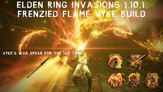 Elden Ring PvP Invasions 1101  RL125 Vykes War Spear Madness Incantations Build [upl. by Yrrot]