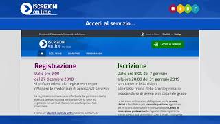 Iscrizioni online 201920  01 Come registrarsi [upl. by Atis]