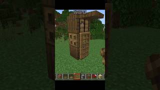 1×1 House Minecraft shorts [upl. by Seidule]