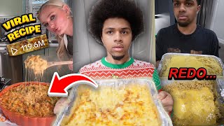 I MADE TINIS VIRAL MAC amp CHEESE RECIPE and of course everything went wrong…… [upl. by Amadas818]