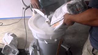 How to pour a ardex self leveling compound concrete floor [upl. by Ledua]