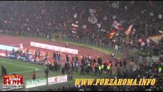 Festeggiamenti AS Roma derby di Coppa Italia RomaLazio 21 del 19012011 [upl. by Corella]