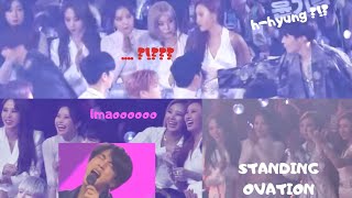 181201 BTS 방탄소년단 amp MAMAMOO 마마무 InteractionReaction at Melon Music Awards MMA 2018 [upl. by Adeirf]