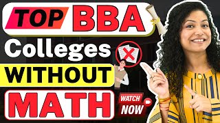 🔥Top BBA Colleges in India Without Maths BBA Admissions 2024  BBA Without Maths bba viral [upl. by Htebilil935]