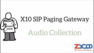 X10 Paging Gateways new feature  Audio Collection [upl. by Nosniv]