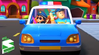 Le ruote della macchina della polizia  Canzoni per bambini  Kids Tv Italiano  Cartoni animati [upl. by Can]