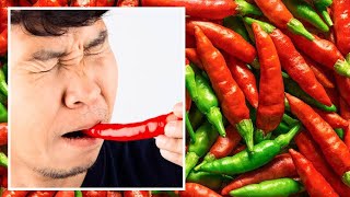 Green Chillies Eating Challenge  Food Challenge  মরিচের বাজি [upl. by Ellertnom]