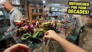 UNCOVERING A BASEMENT TIME CAPSULE TOY COLLECTION [upl. by Akir]