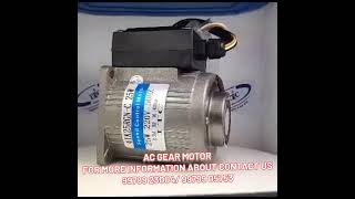 SINGLE PHASE AC GEAR MOTOR  AUTORICH MACHINERY [upl. by Marlie]