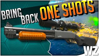 Its Time to Bring Back One Shot Shotguns in Warzone With a Catch [upl. by Aicenod714]