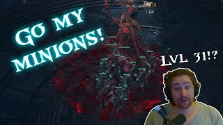 Diablo 4 Season 4  Lvl 31 Minion Necro vs Cathedral of Light Capstone Dungeon [upl. by Willi]