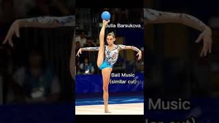 Yulia Barsukova 🇷🇺 2000 Ball music  similar cut [upl. by Llemart]