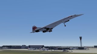 British Airways CONCORDE Take off from London Heathrow  Aerofly FS Global [upl. by Martha]