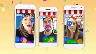 Candy Crush Saga  Facebook Camera Effect [upl. by Nuahsad]