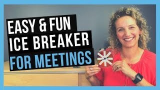 Fun Icebreakers for Meetings TEAM BONDING ACTIVITIES FOR WORK [upl. by Jurgen]