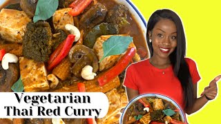 Thai Red Curry Vegetarian Friendly  How to Make Tofu Curry for Weight Loss recipe  Bountiful Cook [upl. by Flin]